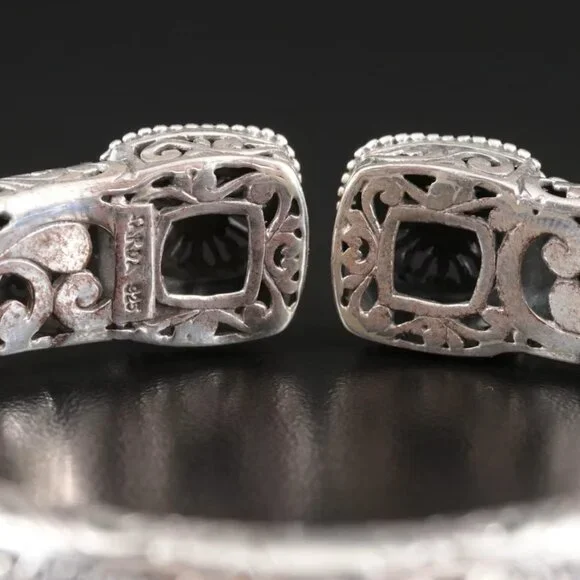 Gorgeous Sarda Sterling Scrollwork Bracelet - Picture 3 of 4